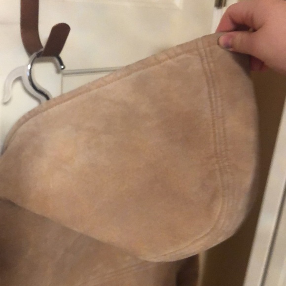 Outbrook Suede Leather and Sherpa Lined Jacket Size Large - Picture 5 of 15